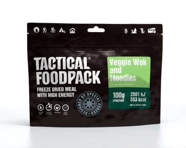 Tactical Foodpack Wokgemüse mit Spaghetti, 100 g 