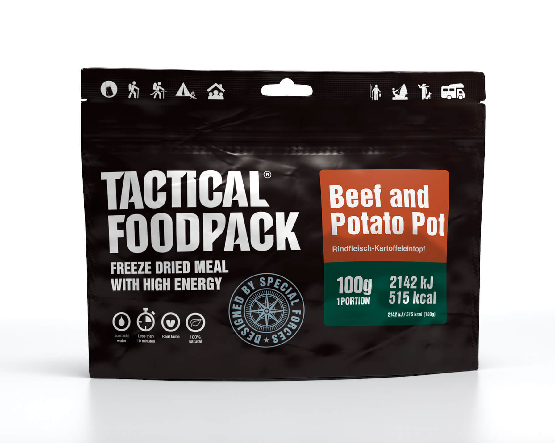 Tactical Food Rindfleisch und Kartoffeltopf, 100g