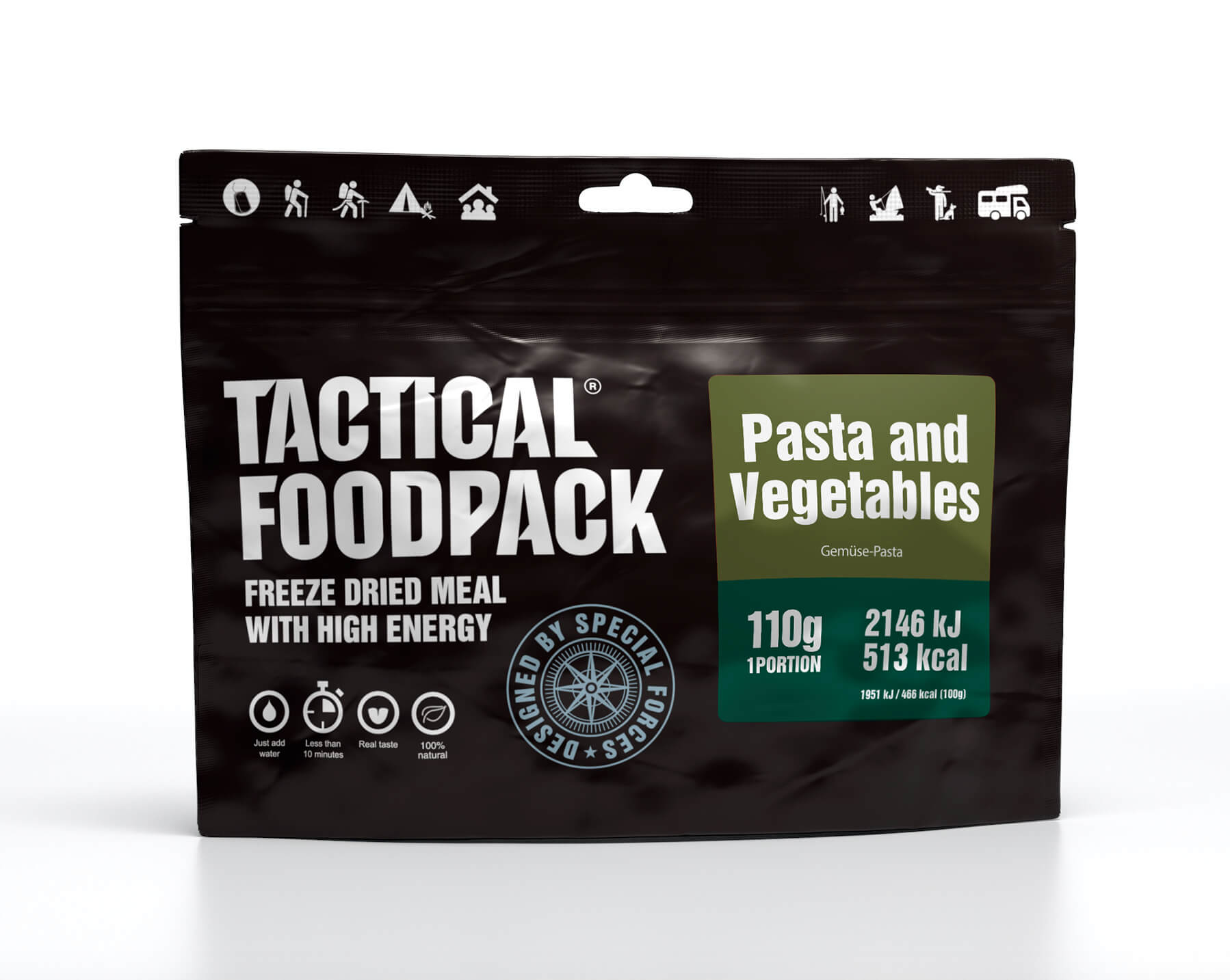 Tactical Foodpack Gemüse-Pasta, 110 g