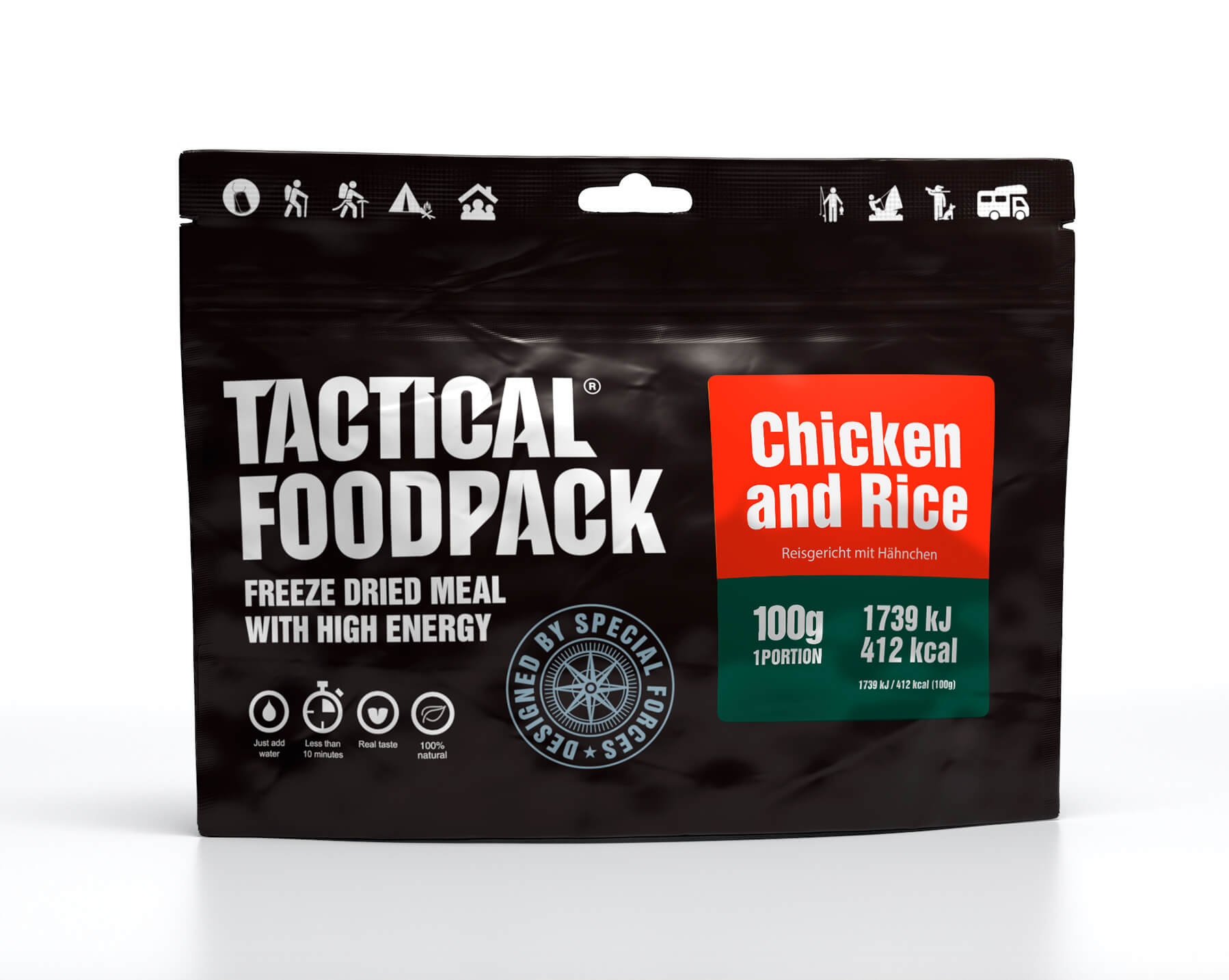Tactical Food Hähnchen und Reis, 100 g 