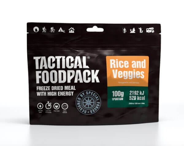 Tactical Foodpack Reis mit Gemüse, 100 g
